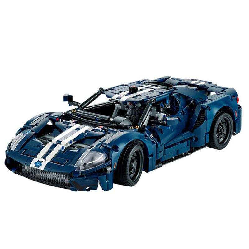 MINISO Inventory Technology Ford GT Sports Car Building Block Model Suitable for Children's Building Blocks Birthday Gift Set