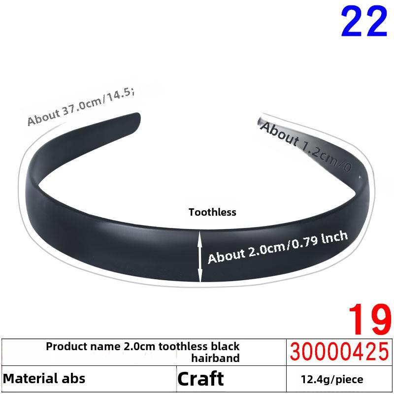 Highly Recommended Handmade Black Twisted Headband for Women - Perfect for DIY and Mother's Day.