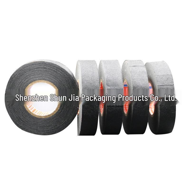 High-Temperature Flame Retardant Black Velvet Cloth Adhesive Tape for Electrical Wiring