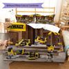 Dewalt Tool Pattern Bedding Quilt Set Quilt Cover Pillowcase Home Decoration Gift (1 * duvet cover + 2 * pillowcase, without core)