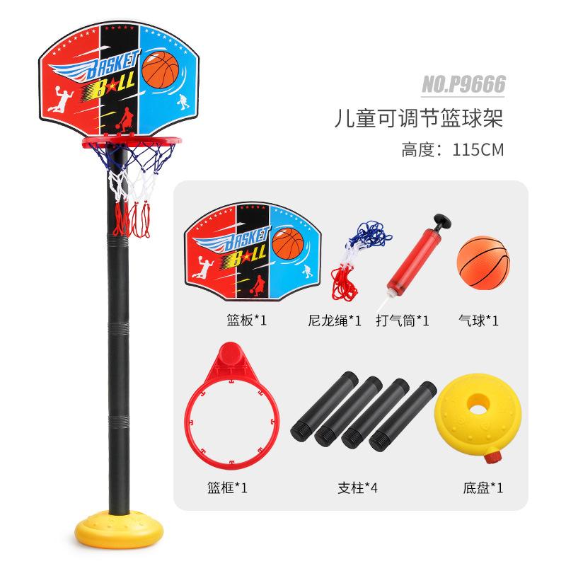 Indoor And Outdoor Sports Equipment Plastic Board Basketball Hoop Lifting Shot Educational Children'S Basketball Hoop Sports Toys