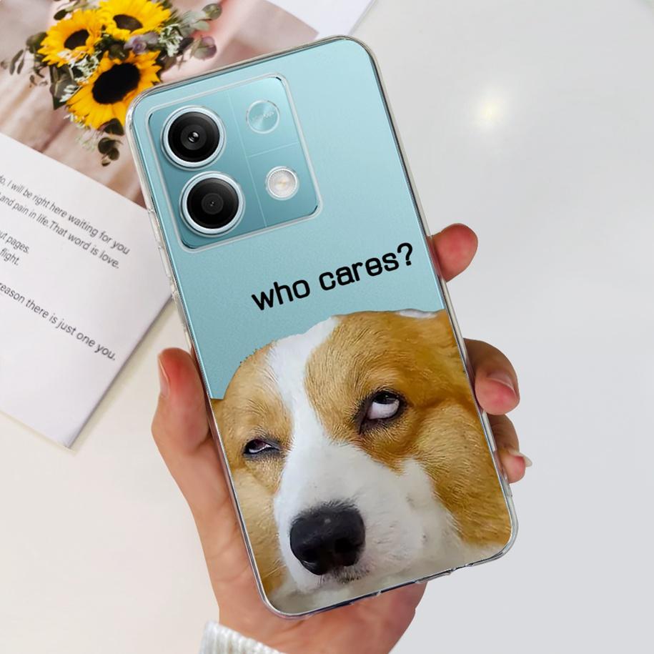 For Xiaomi Redmi Note 13 2024 Case Fashion Flower Soft Phone Case For Xiaomi Redmi Note 13 5G Soft Fundas Bumper Note13 4G Coque