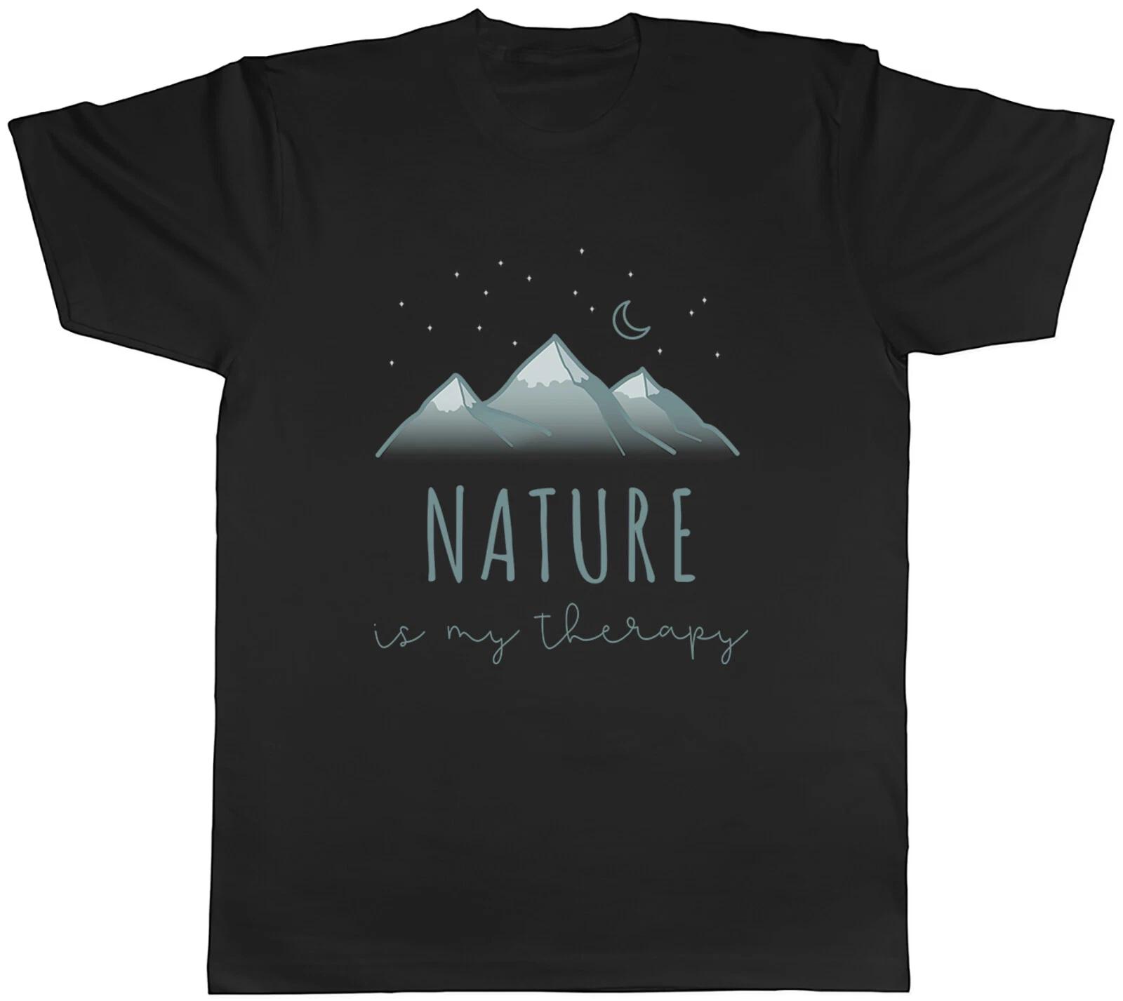 Nature Is My Therapy Mens Unisex T-Shirt Tee XXL