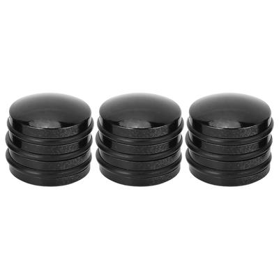 3pcs O Ring Guitar Knob Anti Slip Grip Metal Electric Guitar Potentiometer Control Knob for Bass