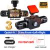 360° Car Dash Cam 4 Channels Video Recorder 1080P Car DVR 3/4 lens Front inside optional Rear View Night Vision Black Box