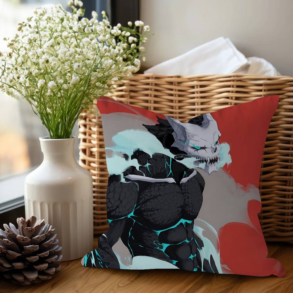 K Kaiju No. 8 Anime Personalized Picture Text Home Decorative Pillows Household Gifts 45x45cm
