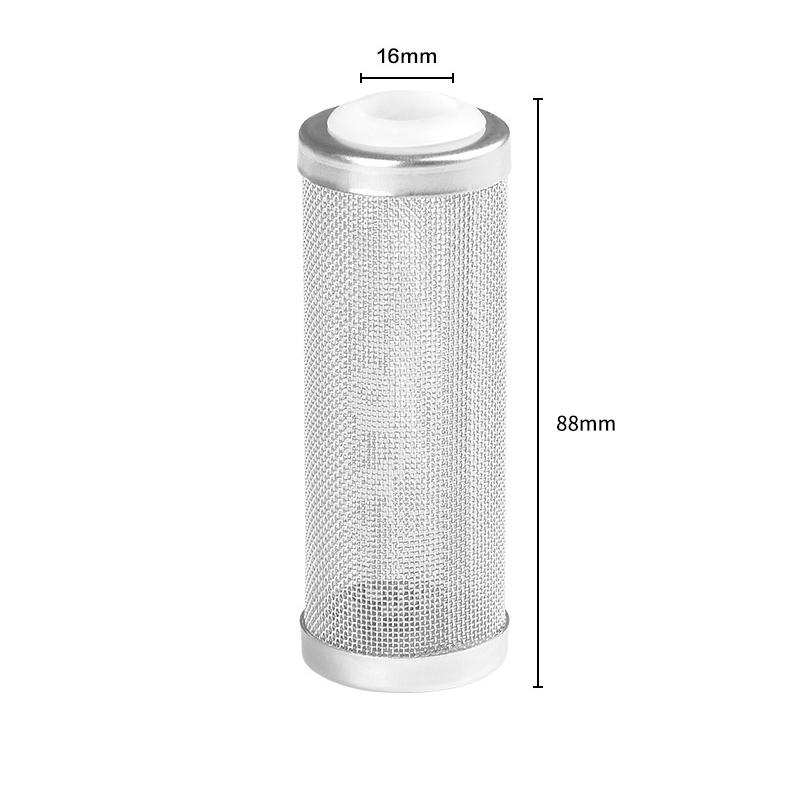 12/16mm Aquarium Inflow Inlet Filter Stainless Steel Mesh Net Guard Fish Tank Filter Accesories Intake Strainer Prefilter Cover
