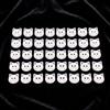 40pcs Cute Kitty Buttons 12mm Kitten Head Buttons Mini Calico Cat Buttons  Clothes Accessories
