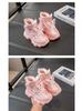 Girls' Fleece-Lined Snow Boots, 2025 Winter Style, Waterproof & Non-Slip, Warm Cotton Shoes for Medium & Large Kids