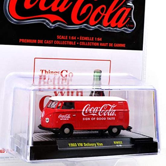 M2 MACHINES SCALE RELEASE 2 1960 VW DELIVERY VAN Release 2 Shop 1960 Volkswagen Delivery Van 164 COCA-COLA (HOBBY ASSORTMENT) Coca-Cola (Hobby