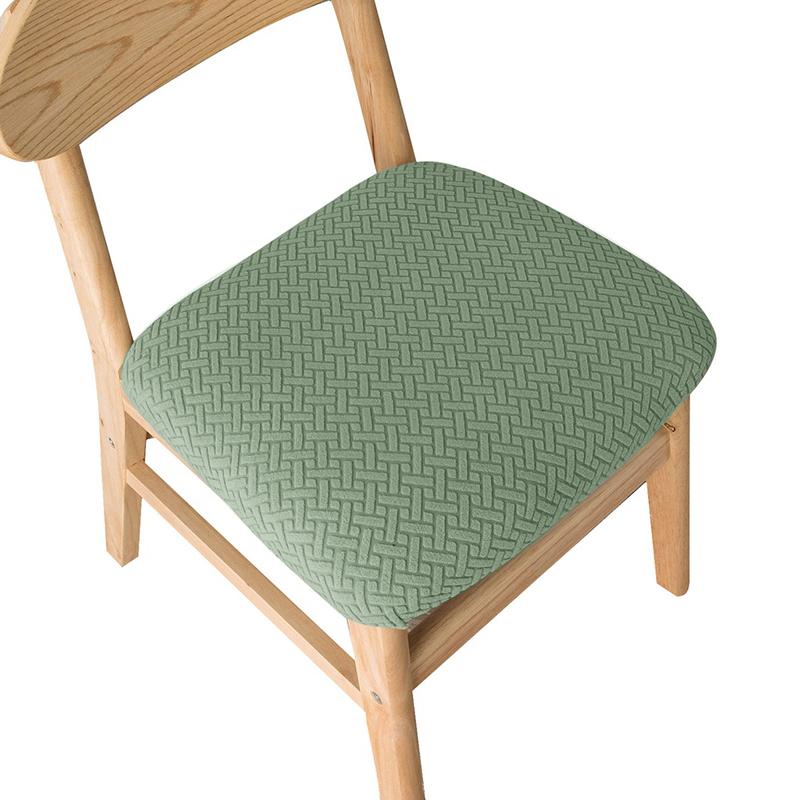 Sitzbezüge für Esszimmerstühle, Stretch-Jacquard-Stuhlhusse für Hochzeiten, Hotels, Bankette, Esszimmer, Schutz, abnehmbarer Stuhlbezug