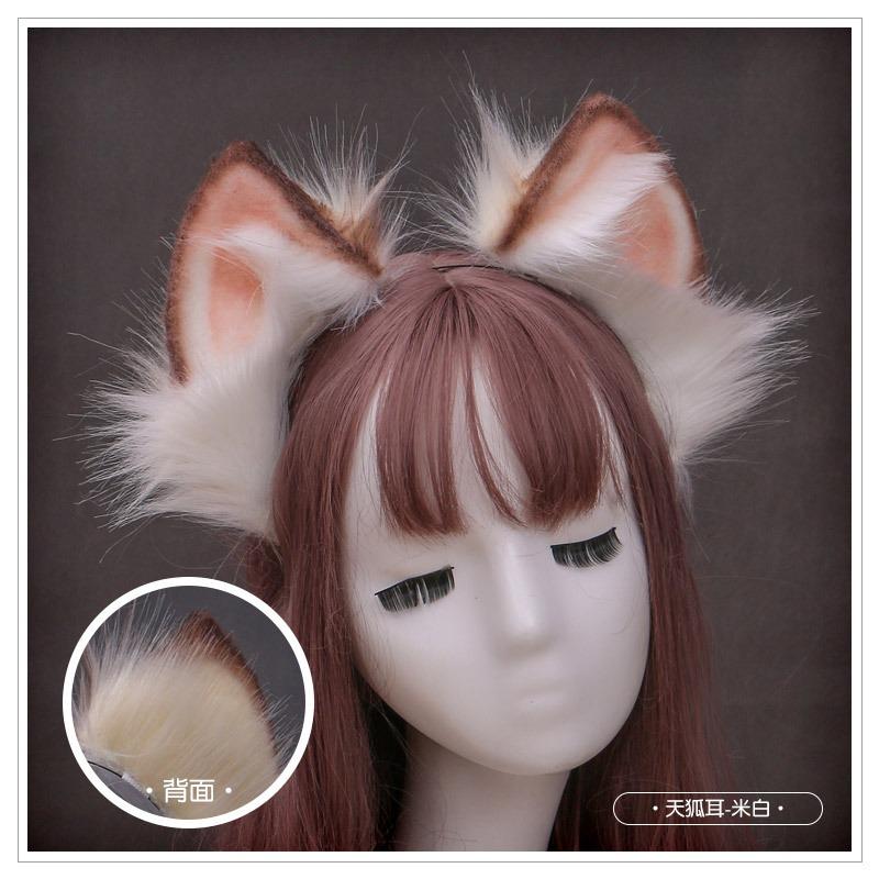 

Аксессуары Olita J day лиса фея ло нианг лисьи уши головной убор ручной работы имитация звериных ушей ободок ручной работы бутик