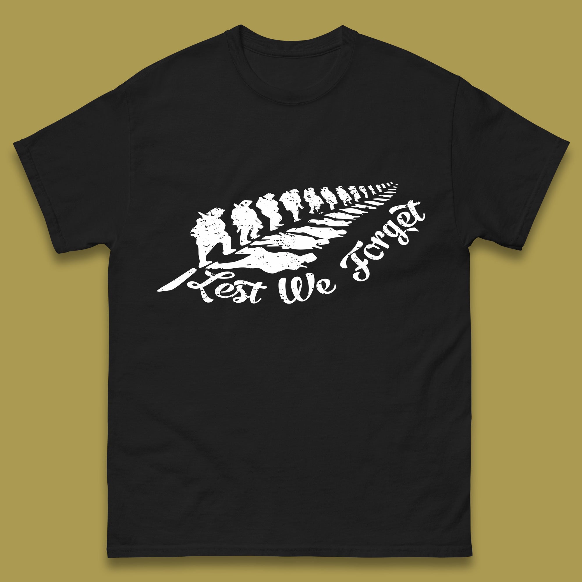 Lest We Forget Remembrance Day Military Honour Always Remember Our Heroes Mens Tee Top 4XL