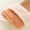 1 Pair Fleece Lined Half Finger Gloves Winter Touchscreen Gloves For Women Warm Thermal Mittens For Office & Outdoor Use