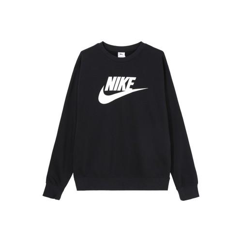 Nike Men s Solid Color Hoodie with Large Logo Print S чёрный