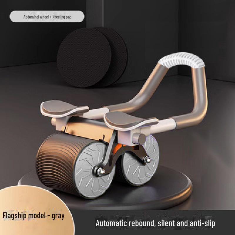 Roată Abdominală Automată cu Suport pentru Cot - Echipament de Casă pentru Arderea Grăsimilor și Tonifiere