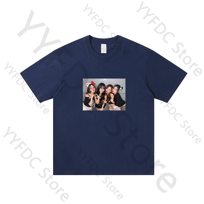 KISS OF LIFE T Shirt Kpop JULIE NATTY BELLE HANEUL Print Tshirt Women Unisex Summer Tee KISS OF LIFE Album Born To Be XX Clothes