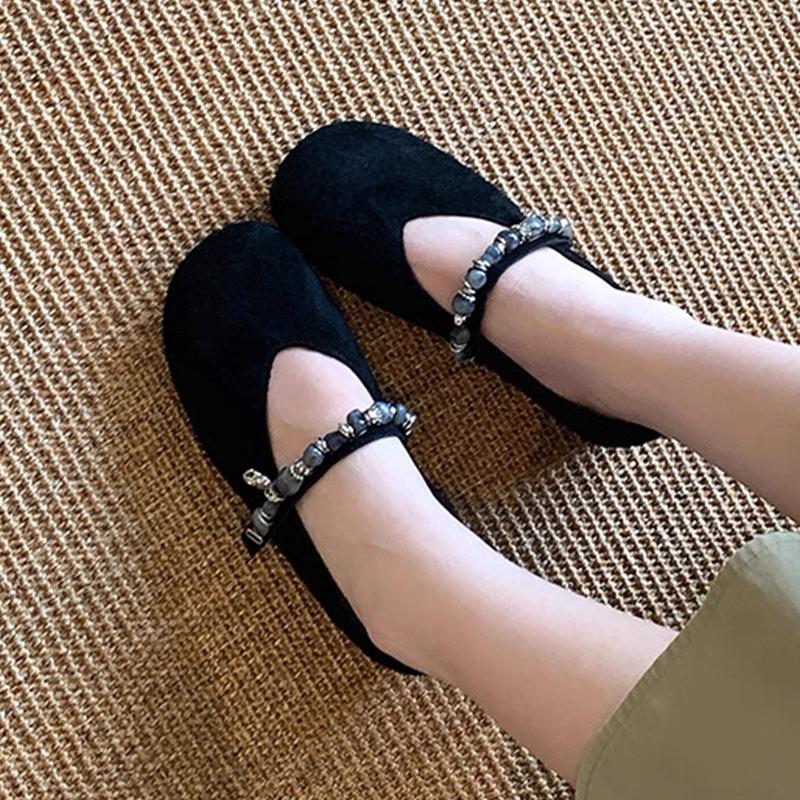 Fashion Loafers Shoes Woman Flats Shallow Fashion Dress Sport Shoes Suede Casual Woman Sandals 2025 Autumn New Designer Chaussure Femme
