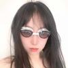TPU Big Frame Swimming Goggles Waterproof Anti-fog Swim Eyewear Contrast Color Swim Glasses  Pool