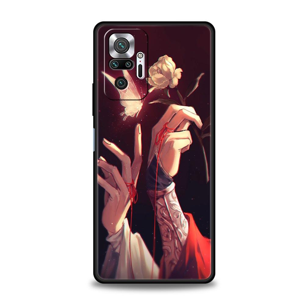 Heaven Official’s Blessing Phone Case For Xiaomi Redmi Note 12 5G 11 10 Pro 4G 10C 9S 9 8 7 9T 8T 9C 9A 8A K40 Gaming Soft Cover