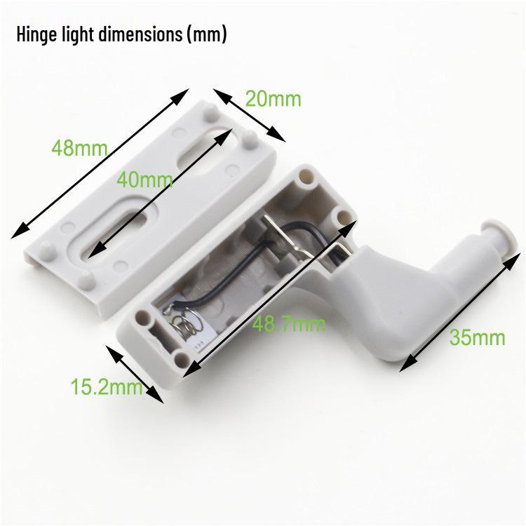 LED Hinge Light for Kitchen Cabinet Wardrobe