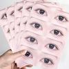 40 Patches/5 Sheets Eyelash Practice Stickers Eyelash Training Stickers Eyelash Application Trainer Stickers Simulated Eye Shape