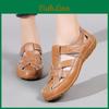 Sandals Summer Womens Essentials Roman Mary Jane Beach Breathable Flat Shoes Closed Toe Casual Soft Walking Sandals For Girl Plus Size