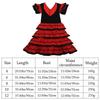 Dot Design Spanish Dance Dress Short Sleeve Gypsy Dress Fashion Traditional Spanish Dress  Cosplay