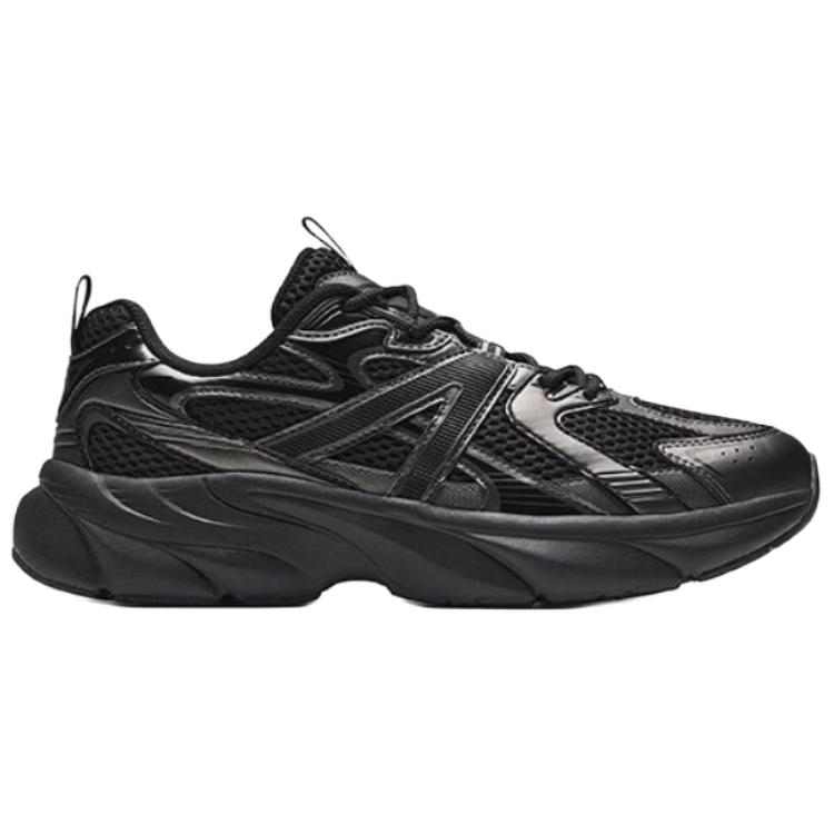 New Anta Abrasion Resistant Breathable Low Top Casual Shoes Men's Black 112538896-5