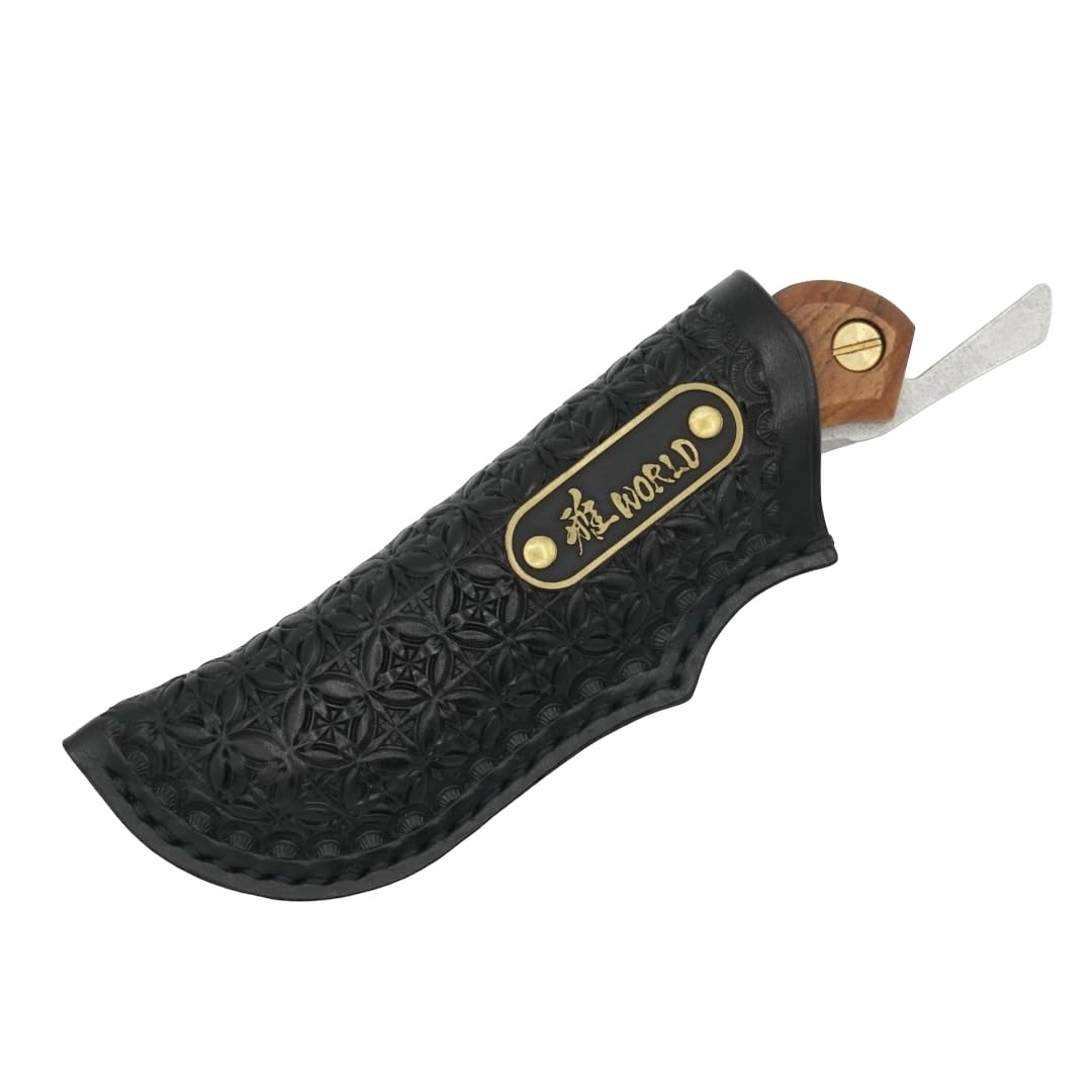 

Чохол для складного ножа Чохол для складного ножа Піхви для мисливського ножа Натуральна шкіра Чохол для ножа FEDECA Чохол для ножа BUCK (Гравірований візерунок, Чорний) чорний