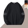 Men's Warm Plus Velvet Loose Casual Round Neck Long Sleeve Hoodie for Autumn/Winter