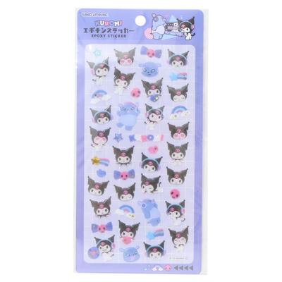 Kuromi [Stickerbogen] Epoxid-Sticker Sanrio