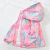 Korean Fashion Jacket for Girls Teenager Casual Gradient Hooded Coat Boys Blazer Spring Autumn Windproof Sweet Coats Windbreaker