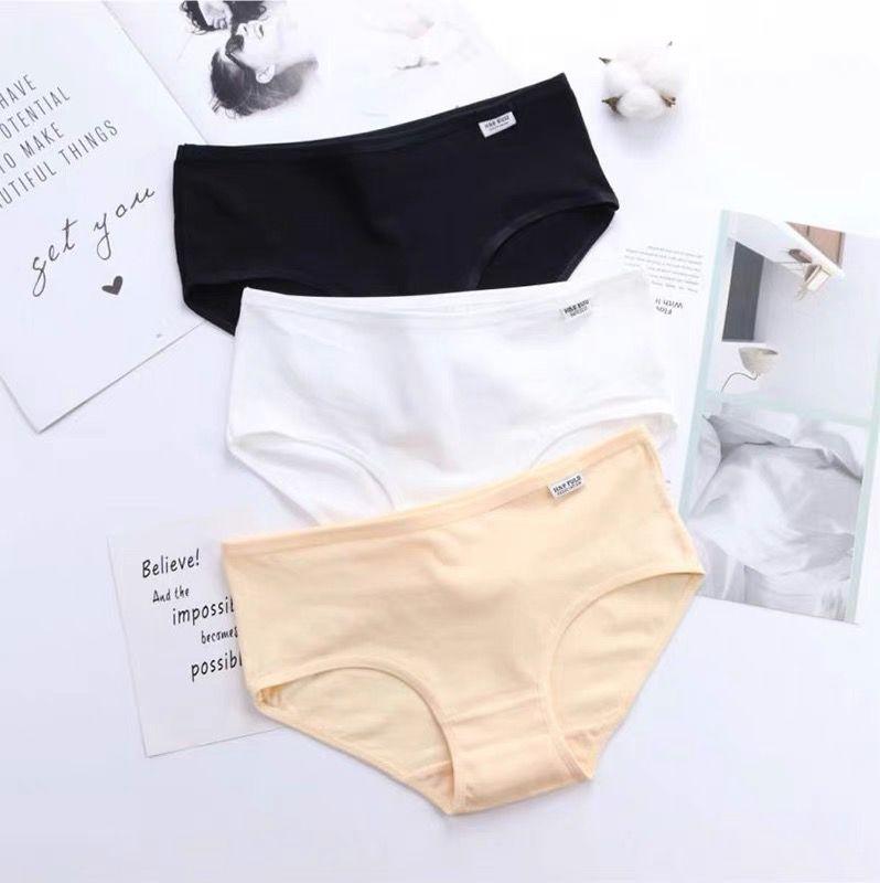 3pcs New Girl Shorts Briefs Modal Cotton Buds Lace Underpants Slim Panties Girls Teenagers 10-16Years