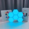 2021 RGB LED Color-Changing Honeycomb Decorative Wall Lamp