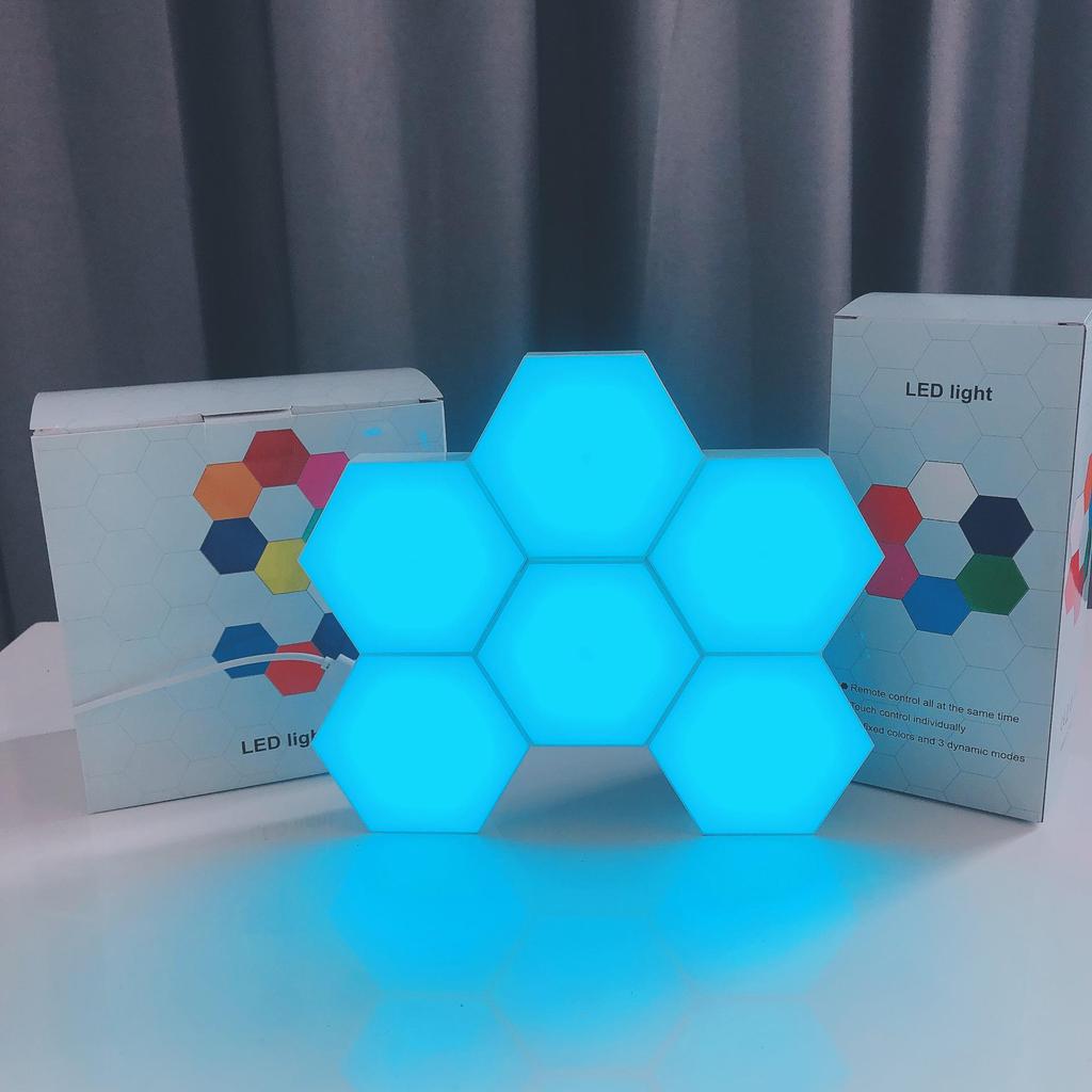 2021 RGB LED Color-Changing Honeycomb Decorative Wall Lamp