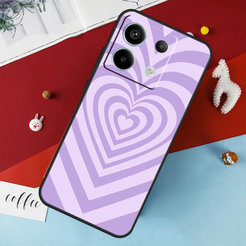 Colorful Heart Circle Love Case For Xiaomi Redmi Note 14 Pro 13 12 11 10 15 Pro Plus Redmi 14C 15C 10C 12C 13C 15 Cover