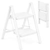 2-Step Metal Folding Easystep Ladder White