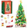 Wowok Christmas Building Blocks Toy - Christmas Tree Building Set, 1102 Pieces Mini Building Blocks for Kids Adult, for Teens Girls Boys Christmas