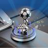 Solar Rotating Football Aromatherapy Ornament for Car Interior - Summer Fragrance Collection