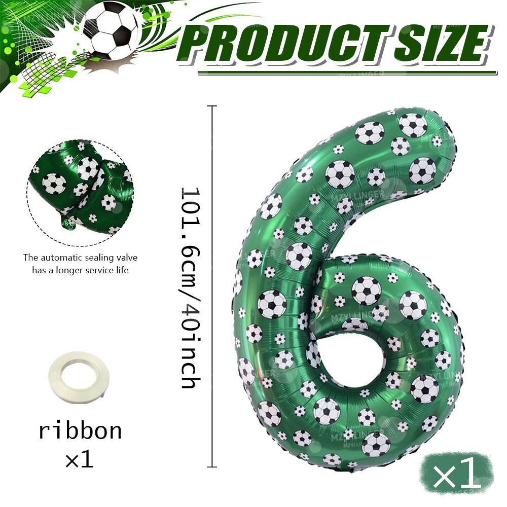 40inch Football Print Digital Balloon Football Print Birthday Party Decoration Competition Venue Layout Digital Balloon0-9