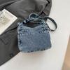 Borsa a tracolla casual alla moda da donna Borsa a spalla in denim di alta qualità Borsa tote di grande capacità Borse a mano multifunzionali da donna