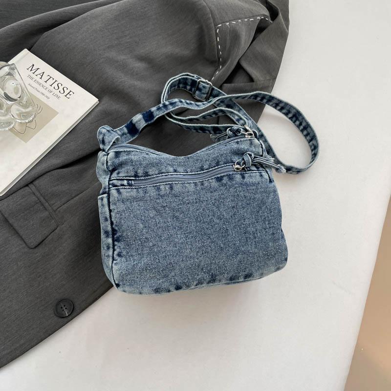 Borsa a tracolla casual alla moda da donna Borsa a spalla in denim di alta qualità Borsa tote di grande capacità Borse a mano multifunzionali da donna
