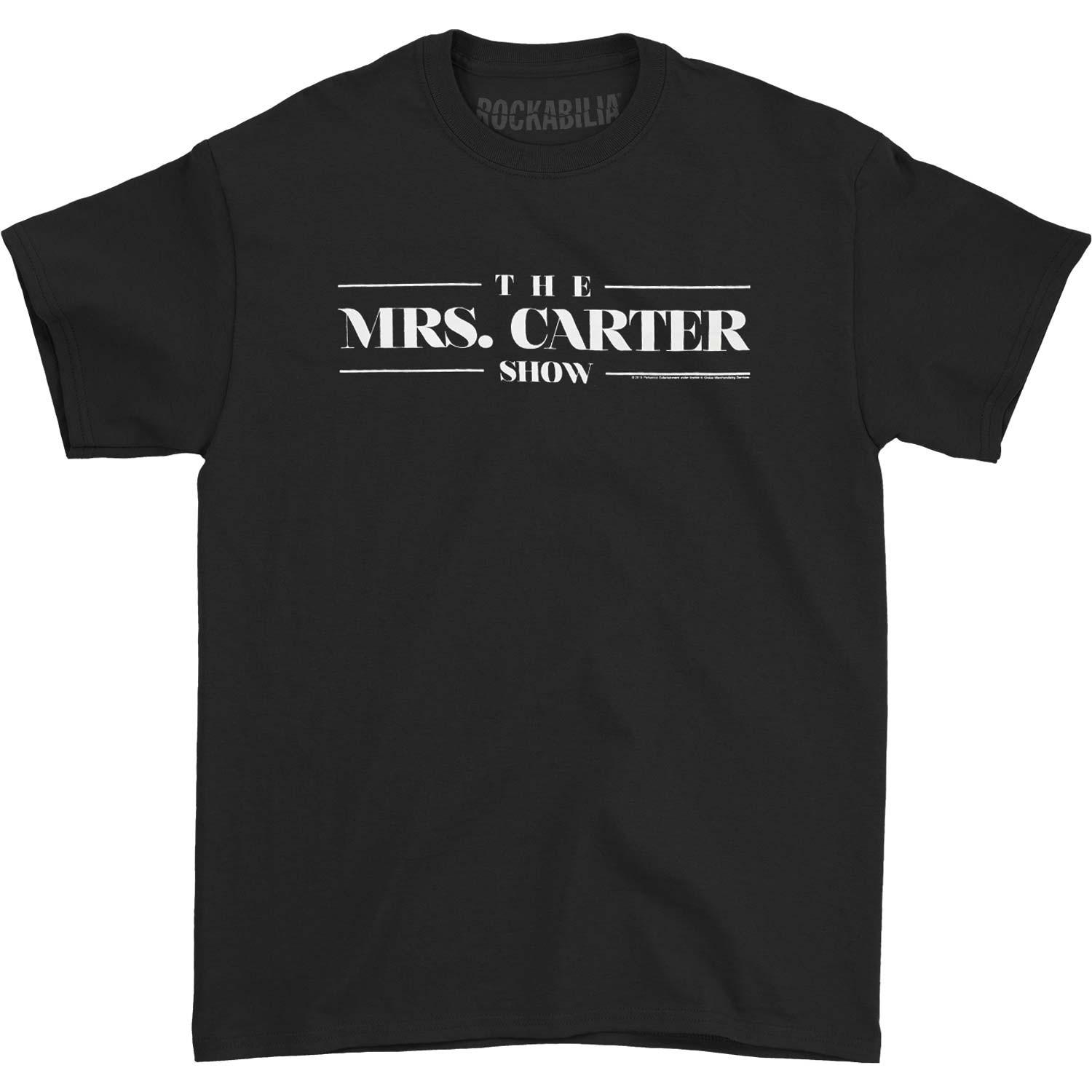 Men s Beyonce The Mrs. Carter Show World Tour Tee T-shirt Small Black L