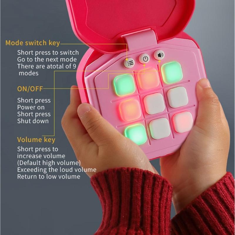 Portables Thinking Training Game with 5 Difficulty Levels And LED Display for Family Fun And Learning