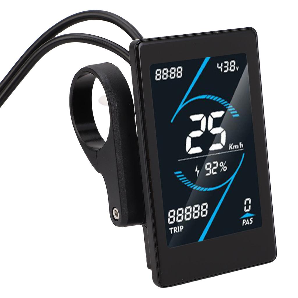 Electric Bike LCD Display T5S Electric Scooter LCD Panel with SM Connector 24-72V for Cycling