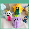 Halloween Grande Langue Mignon Ange Fantôme Peluche Sac Charme Porte-clés Pour Décoration de Fête