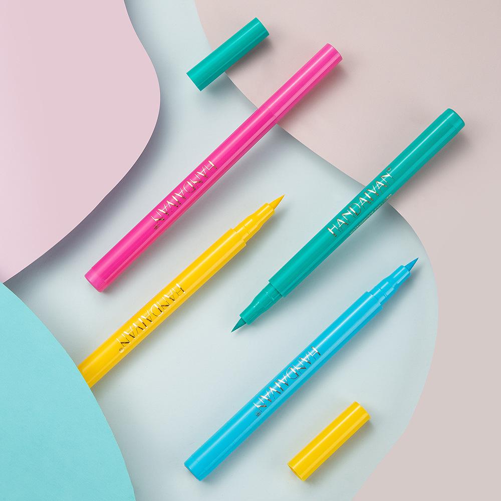 Penna Eyeliner Liquido Colorato Handaiyan Anti-Macchia - A Base d'Acqua con Punta Rigida