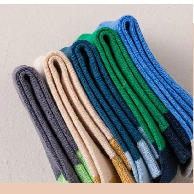 5 Pairs Boys Cotton Sport Socks Spring Autumn Football Pattern Soft Comfortable Socks For Kids Baby Child Age 1-14 Years