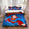 3pcs Superman Cover Set,Soft Comfortable Duvet Cover,Guest Room (1*Duvet Cover + 2*Pillowcases, Without Core) Yy251024109